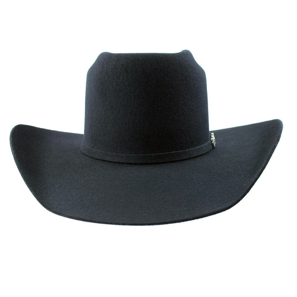 Cuernos Chuecos Black Brick Crown 6X Felt Cowboy Hat - Image 3