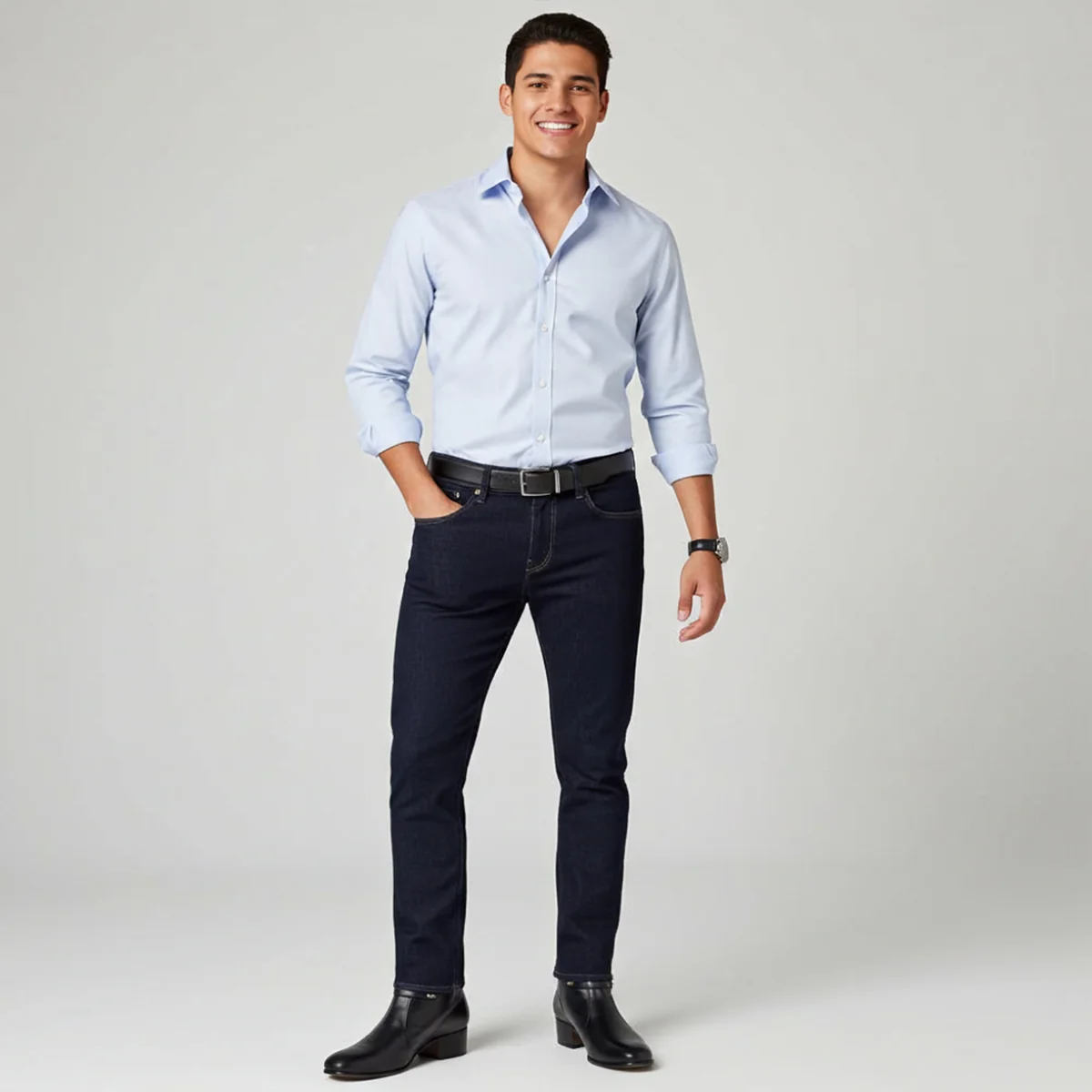 Mens Heeled Boots - Image 4